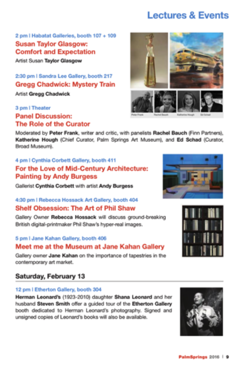 Promo for Gregg Chadwick's Talk on his Paintings in Mystery Train 
 Palm Springs Fine Art Fair - February 2016