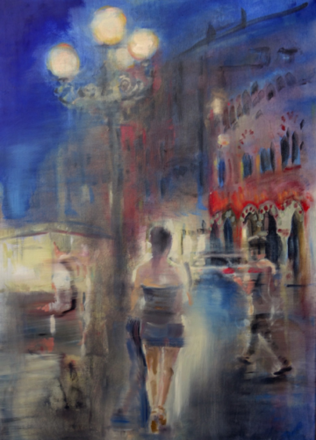 Gregg Chadwick
Piazza Erbe - Verona
42"x32" oil on canvas 2015
Private Collection, Verona, Italy