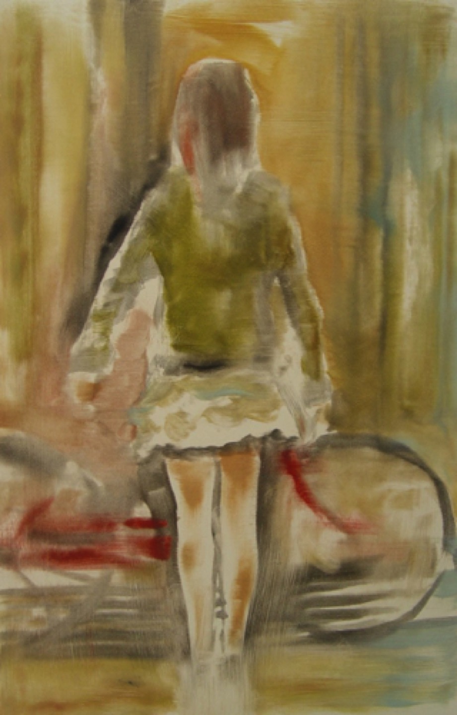 Gregg Chadwick
Stilled Life (Akihabara)
30"x22" monotype on paper 2011 
Private Collection, Pittsburgh, Pennsylvania