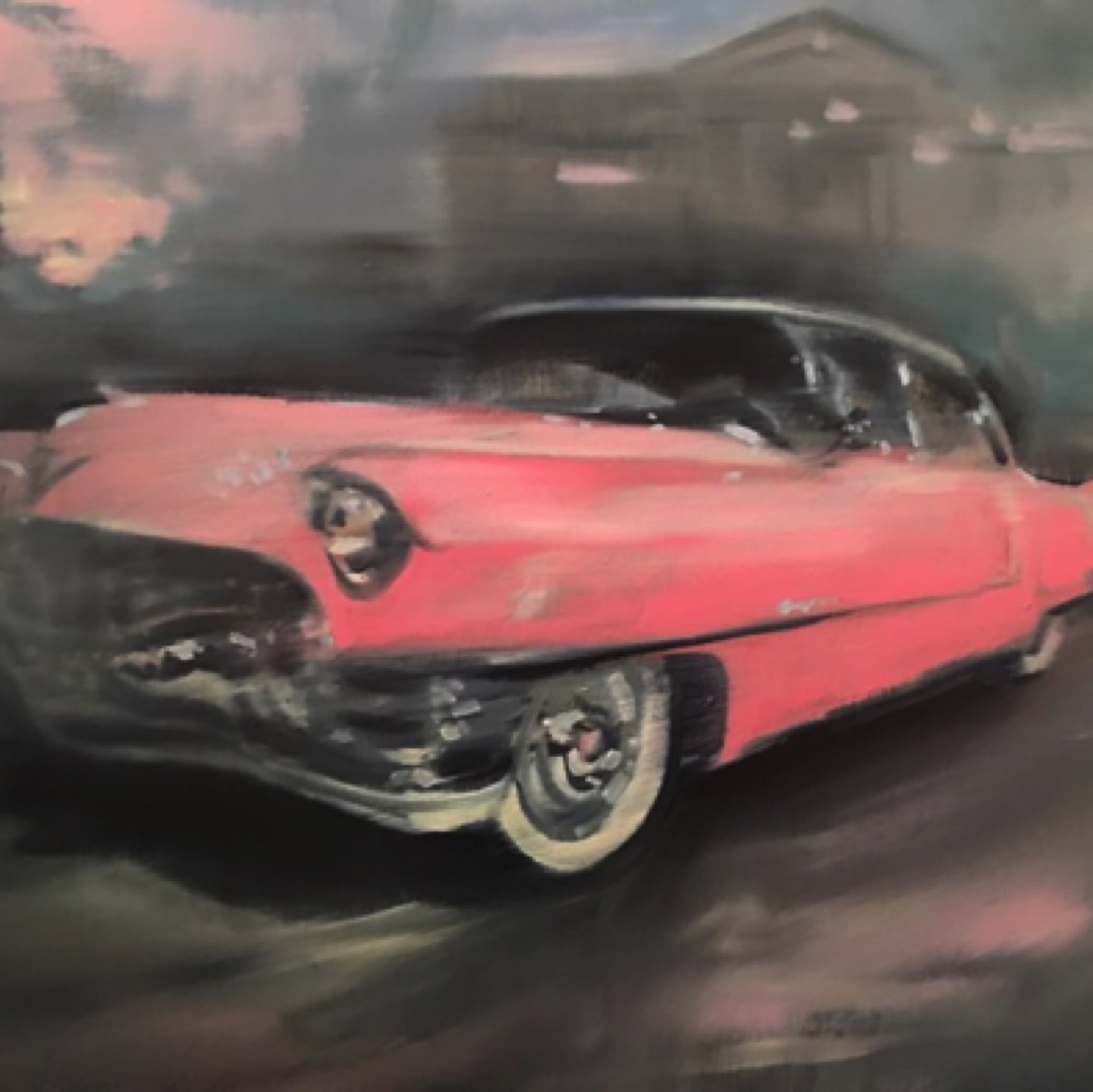 Gregg Chadwick
Pink Cadillac - Elvis at Graceland
24"x30"oil on linen 2017
Dewitt Collection, Vacaville, California