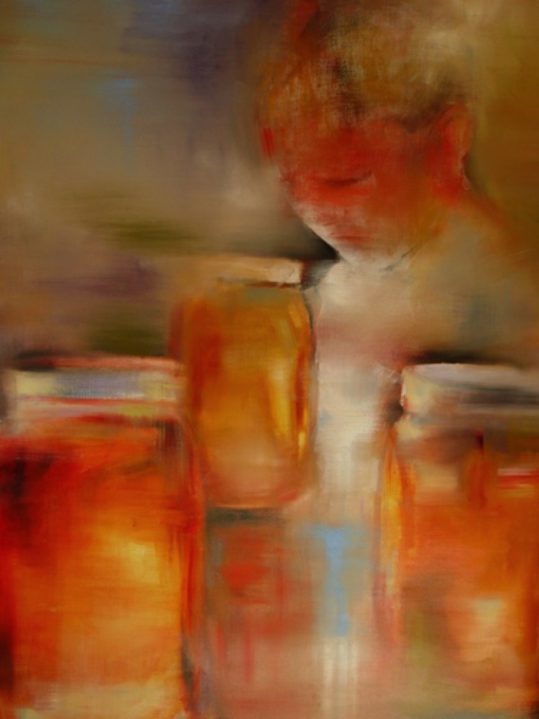 Gregg Chadwick
Beekeeper's Song (Cassiel)
68"x48"
oil on linen 2004
Collection The Artist