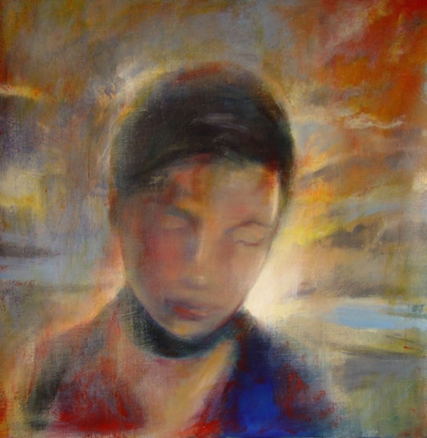 Gregg Chadwick
What the World Whispers
36"x36" oil on linen 2003 
Private Collection, Los Angeles, California