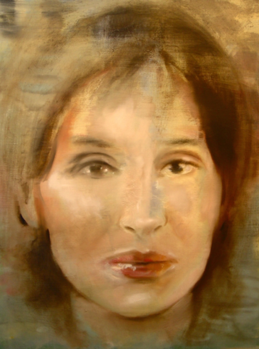 Gregg Chadwick
Yareli Arizmendi
40"x30"oil on linen 2011
Yareli is a  brilliant actress, writer, and director 
She rose to prominence with her role as Rosaura in the film "Like Water for Chocolate." 
Yareli Arizmendi and Sergio Arau Collection, Hollywood, California