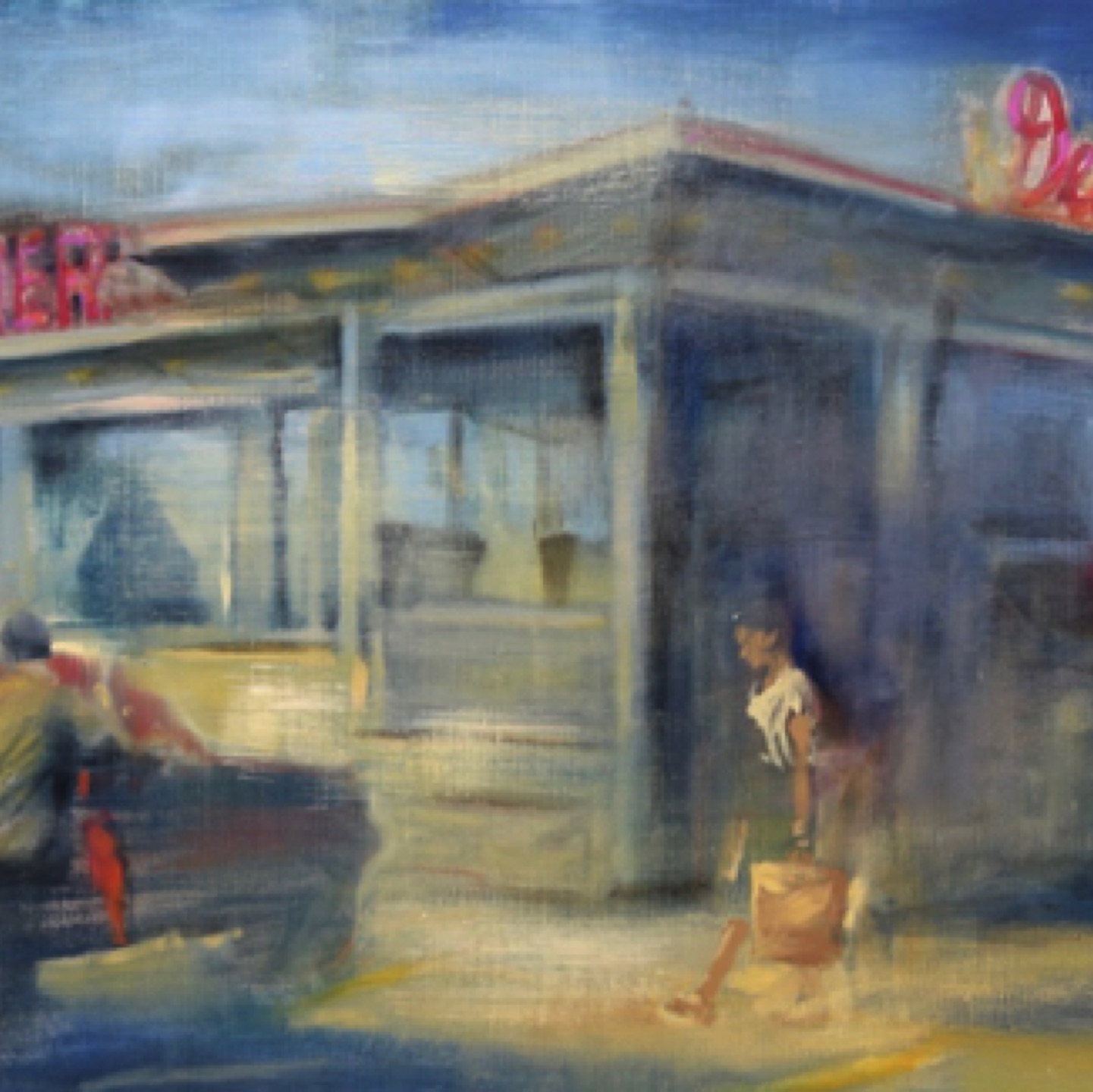 Gregg Chadwick
Deerhead Diner
24"x36" oil on linen 2014