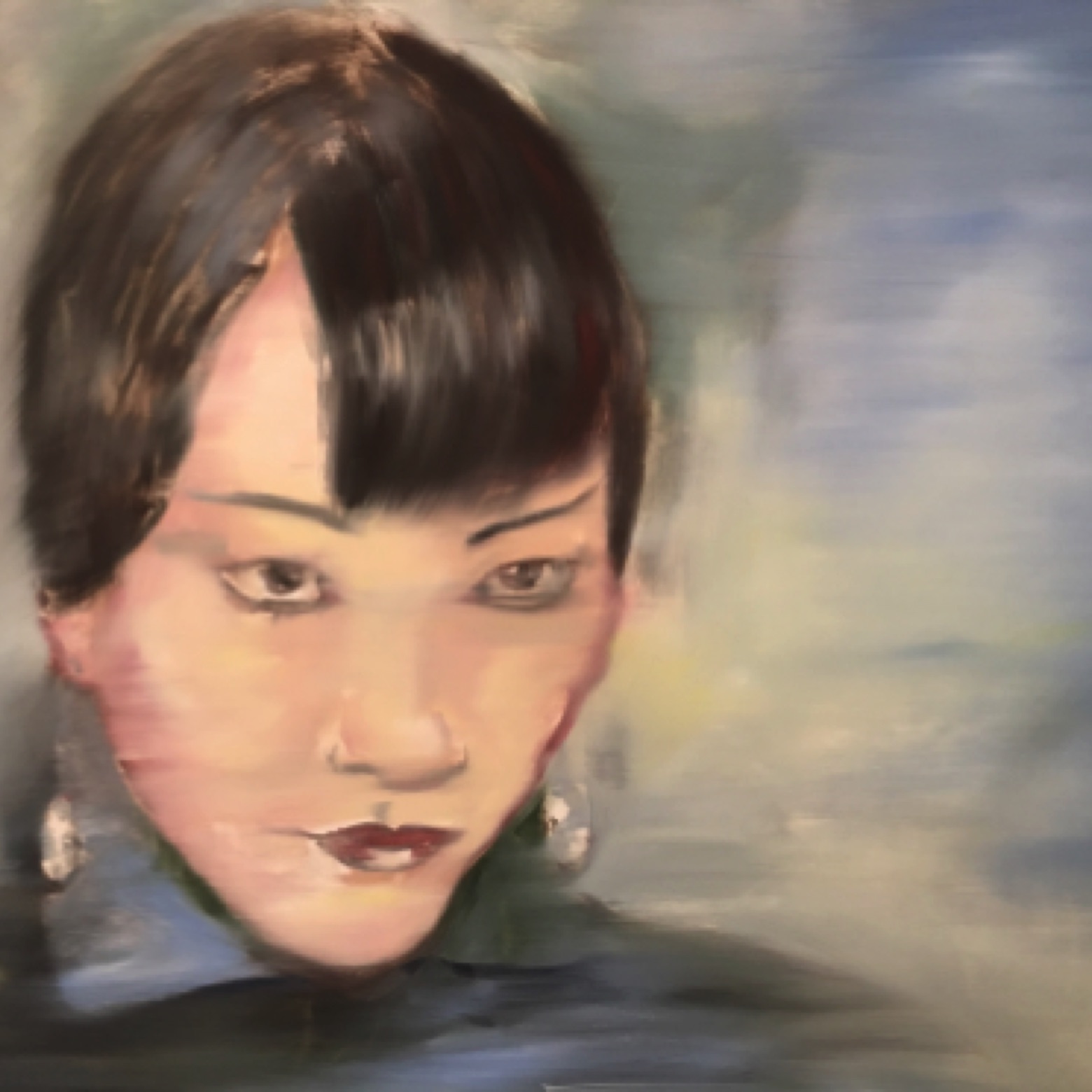 Gregg Chadwick
Anna May Wong
36"x48"oil on linen 2015
Ailsa Chang Collection, Culver City, California