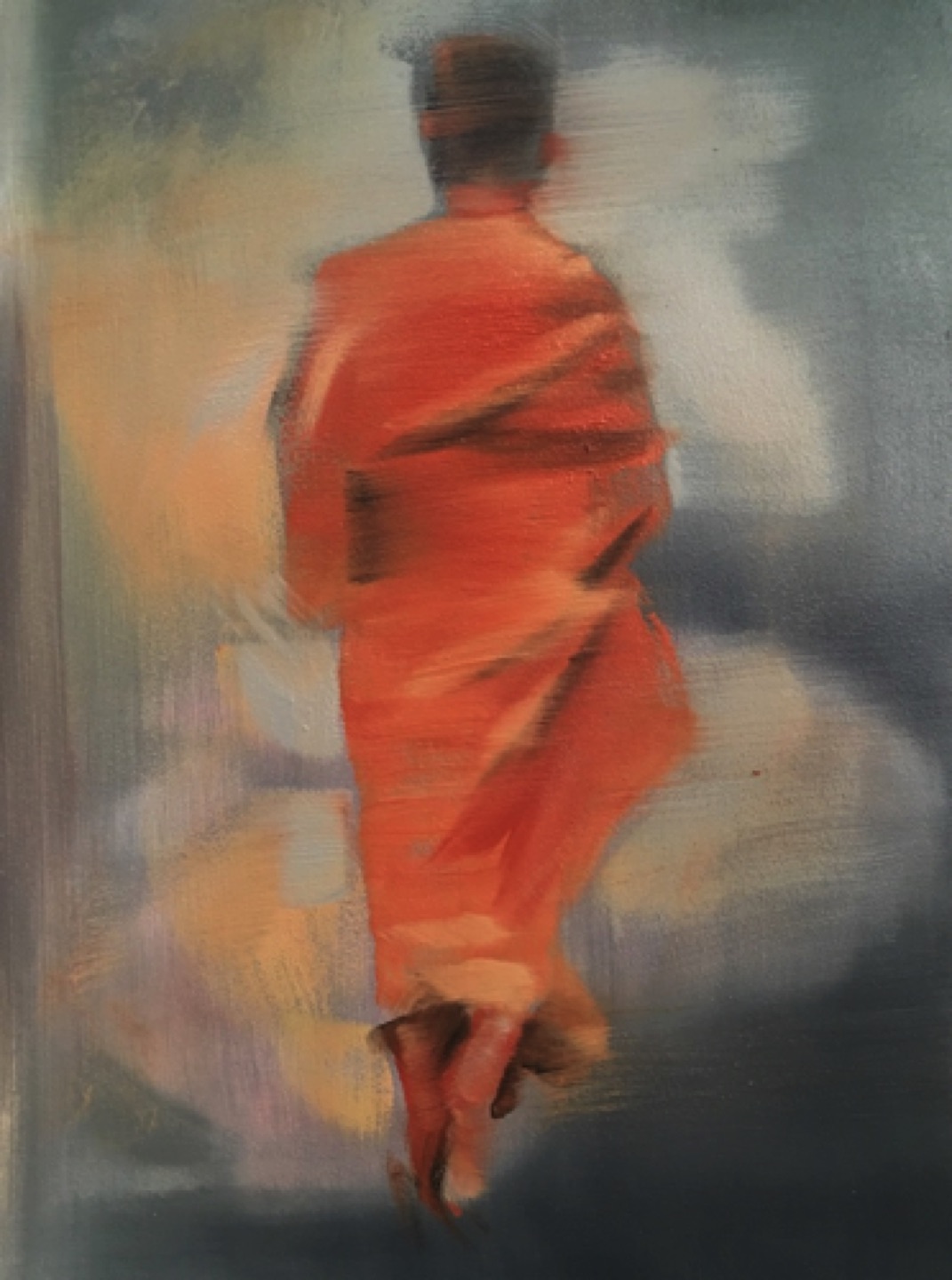 Gregg Chadwick 
Buddha of Roseburg
8"x6" oil on panel 2015
Exhibited and Sold at Art & Home: An Evening with LA Family Housing to benefit LA Family Housing.
October 21, 2015 7-9pm